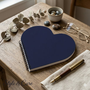 Clásico Cuaderno en Forma de Corazón Encuadernado 