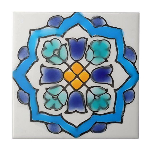 Clásico de azulejos de Alhambra (Frente)