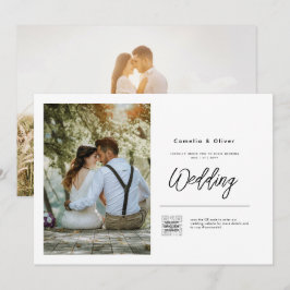 Clásico de Invitación a la Boda de Presupuesto