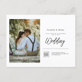 Clásico de Invitación a la Boda de Presupuesto