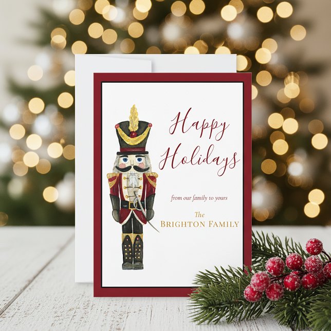 Clásico de Navidad Navideña Roja Cascanueces  (Subido por el creador)