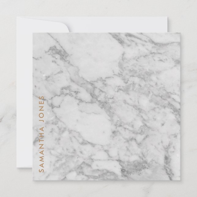 Clásico de oro de mármol blanco de Carrara persona (Anverso)