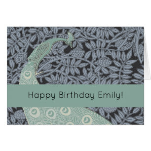 Clásico de pájaro de Peacock Art Nouveau