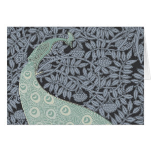 Clásico de pájaro de Peacock Art Nouveau