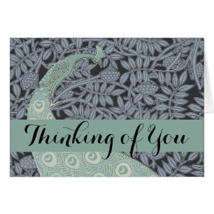 Clásico de pájaro de Peacock Art Nouveau