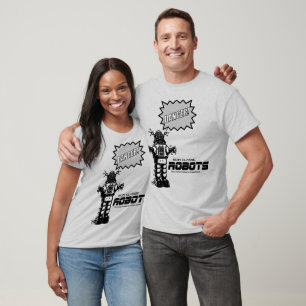 Clásico de SCIFI: camiseta robótica