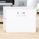 Clásico Elegante Moderno Minimalista Gracias<br><div class="desc">Expresar gratitud con estilo usando nuestras tarjetas Classic Elegant Modern Minimalista Monograma Gracias. Diseñadas meticulosamente, estas tarjetas combinan perfectamente la sofisticación atemporal con el minimalismo contemporáneo, lo que las convierte en la elección perfecta para transmitir su apreciación. Diseñadas con precisión y atención a los detalles, estas tarjetas de agradecimiento son...</div>