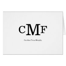 Clásico Elegante Moderno Simple 3 Monograma Inicia