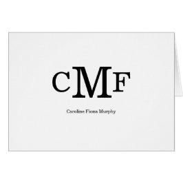 Clásico Elegante Moderno Simple 3 Monograma Inicia