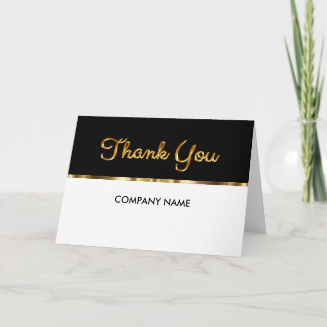 Clásico Empresa Gracias Tarjetas Nuevo Diseño (Anverso)