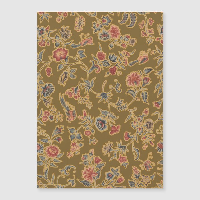 Clásico Flor Bonito Chintz Diseño floral suave (Anverso)
