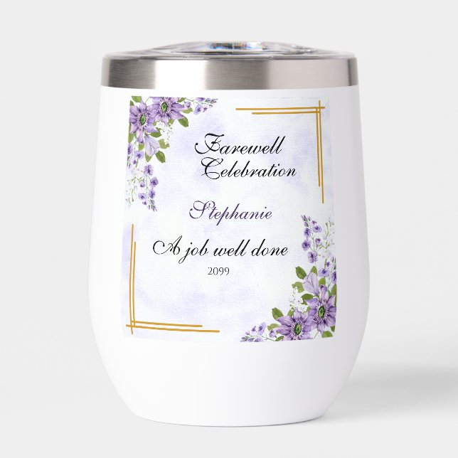 Clásico floral elegante Fiesta de despedida de las (Frente)