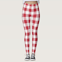 Clásico Gingham Checkered Style Leggings