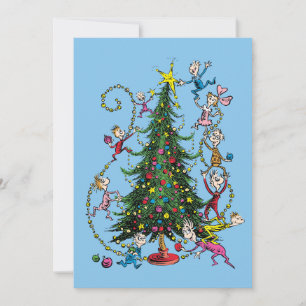Clásico Grinch Foto de Navidad de árbol de Navid
