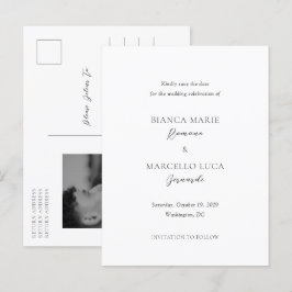 Clásico Invitación de Boda Atemporal para Guardar