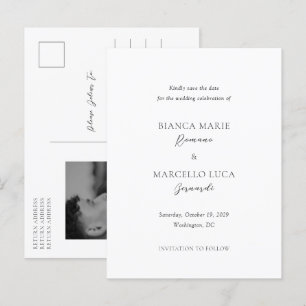 Clásico Invitación de Boda Atemporal para Guardar