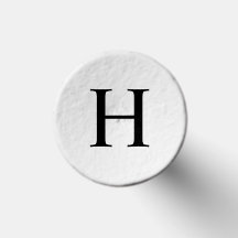 Clásico Monograma Minimalista Personalizado en Bla