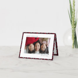 Clásico Navidad Granja Rojo y Negro