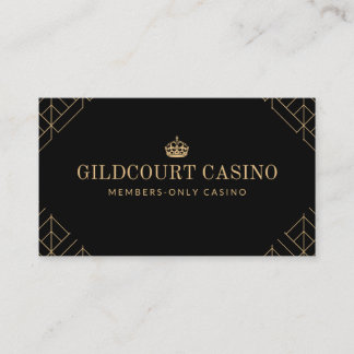 Clásico Patrón de diamante Royal Casino Tarjeta de