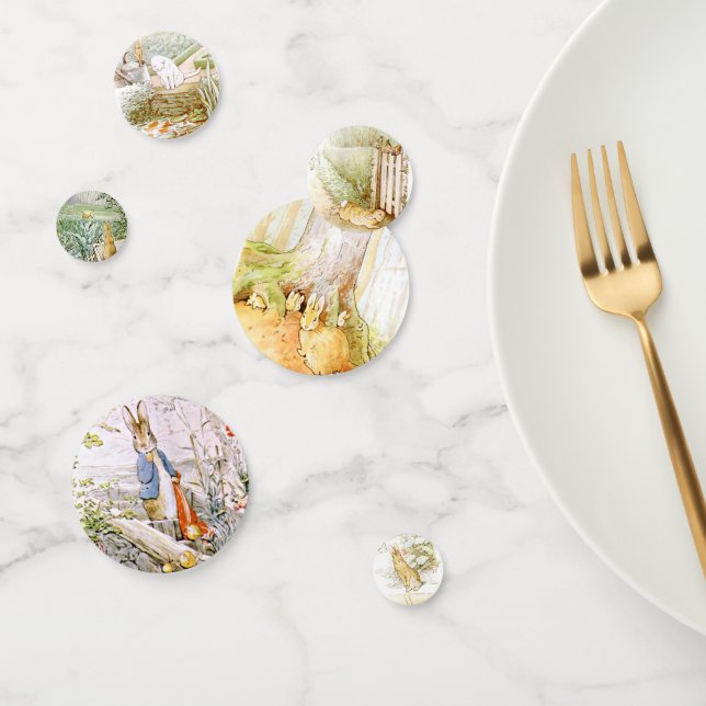 Clásico Peter the Rabbit Table Confetti Set 2 (Grupo)