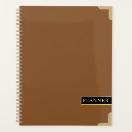 Clásico planificador elegante para la organización