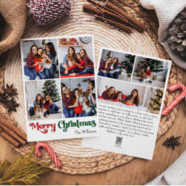 Clásico Simple Feliz Navidad Vertical 7 Foto