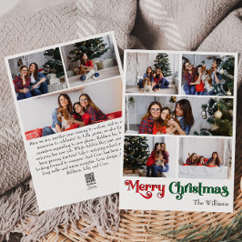 Clásico Simple Feliz Navidad Vertical 8 Foto