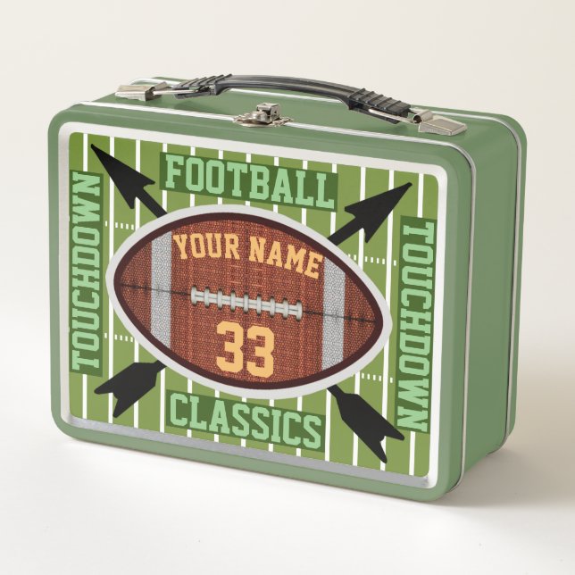 Clásicos de fútbol personalizados Metalizado Lunch (Anverso)