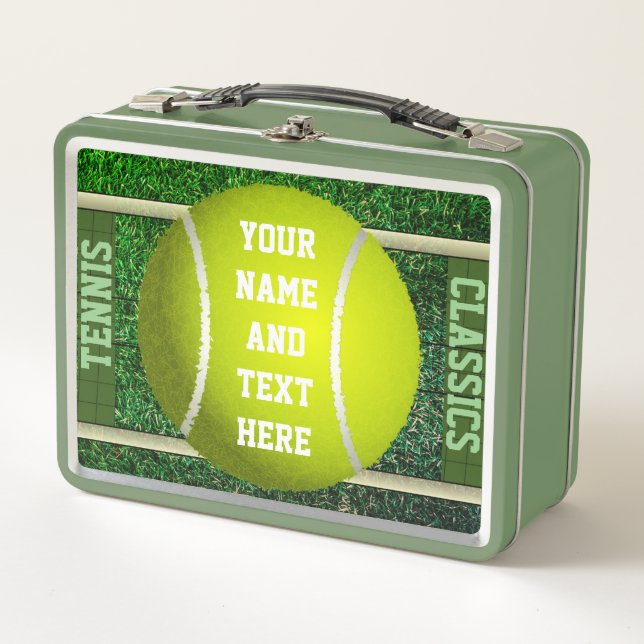 Clásicos de tenis personalizados Metalizado Lunchb (Anverso)