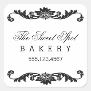 Clásicos Pegatinas negros y blancos