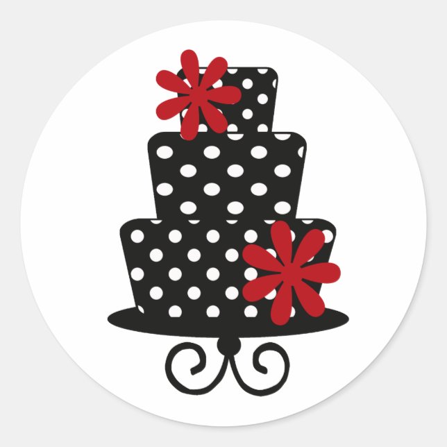 Clásicos Pegatinas rojos y negros (Anverso)