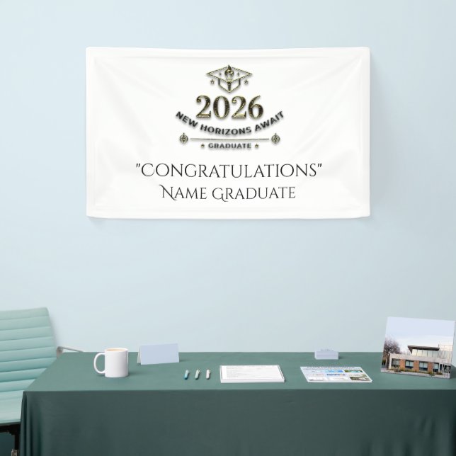 Class 2026 Graduation Banner / Pancarta Graduación (Feria)