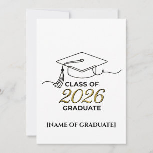 Class of 2026 Graduate / Anuncio de Graduación 