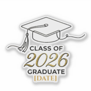 Class of 2026 Graduation / Pegatina Personalizada