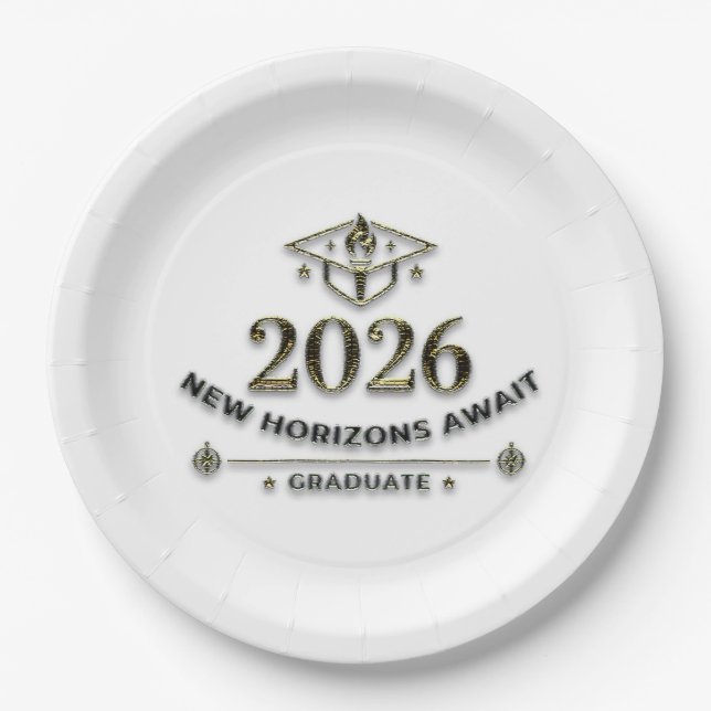 Class of 2026 Paper Plates / Platos Desechables (Anverso)