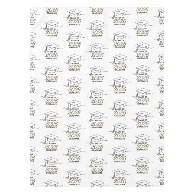 Class of 2026 Table Runner / Mantel Graduación  (Anverso)