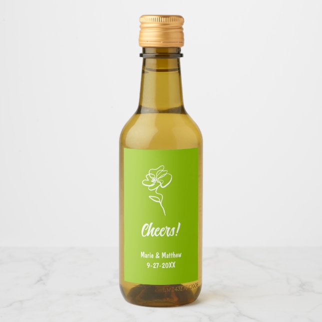 Classic & Elegant Citrus Green Floral Sketch (Anverso)