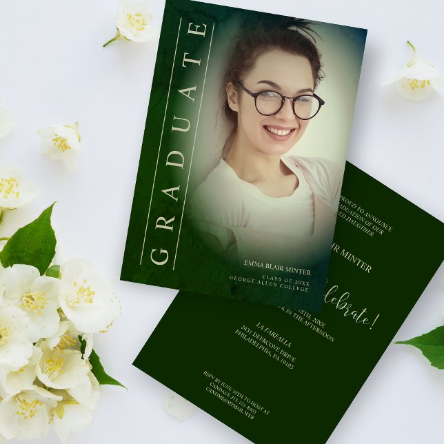 Classic Photo Green Shades Graduation Party (Subido por el creador)