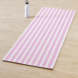 Classic Rose Vertical Stripped Yoga Mat