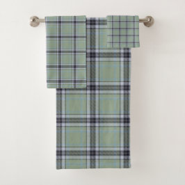 Classic Sage Green Blue Gray Tartan Plaid Pattern