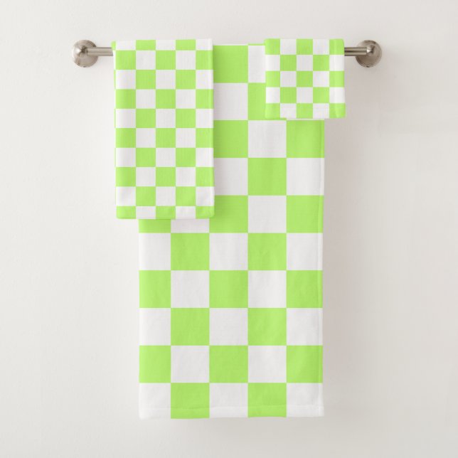 Classic visual lime checkerboard  (In situ)