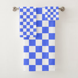 Classic visual sapphire checkerboard