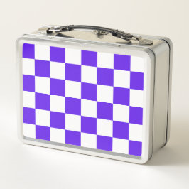 Classic visual violet checkerboard