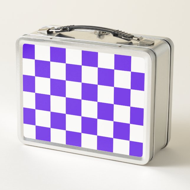 Classic visual violet checkerboard  (Reverso)