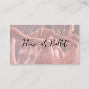 Classy Ballet Instructor Tarjetas de Negocio