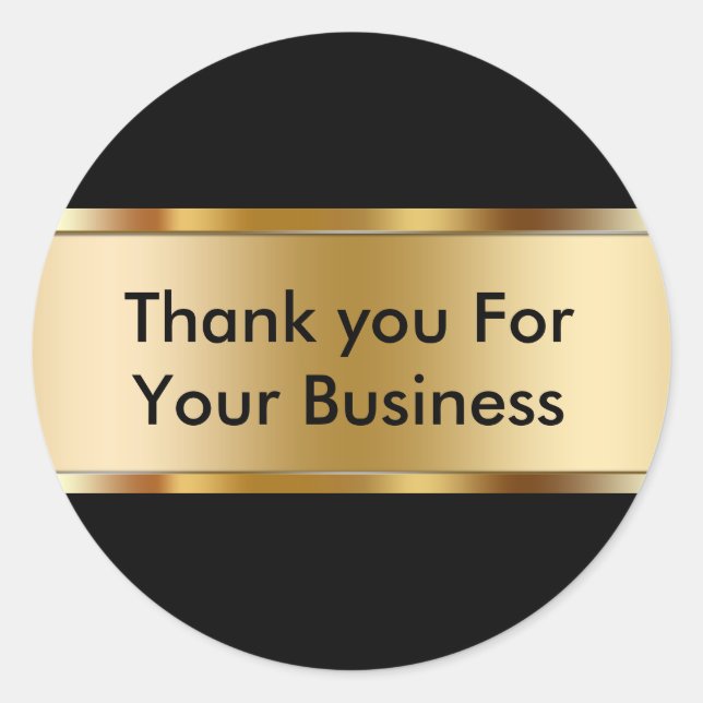 Classy Customer Gracias A Los Pegatinas (Anverso)