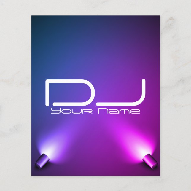 Classy DJ Fiesta Flyer (Frente)