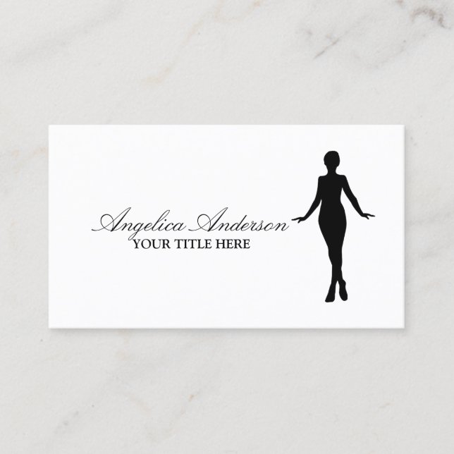 Classy Fashion Boutique - Tarjeta de visita (Anverso)