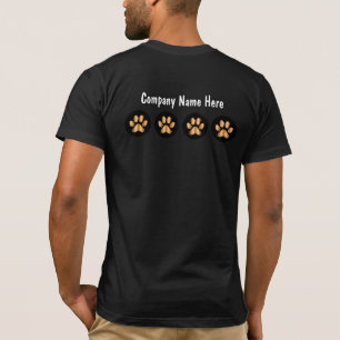 Classy Mascota Service Golden Paws Camisetas de tr