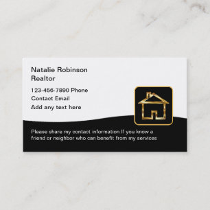 Classy Realtor Real Estate Tarjetas De Negocios
